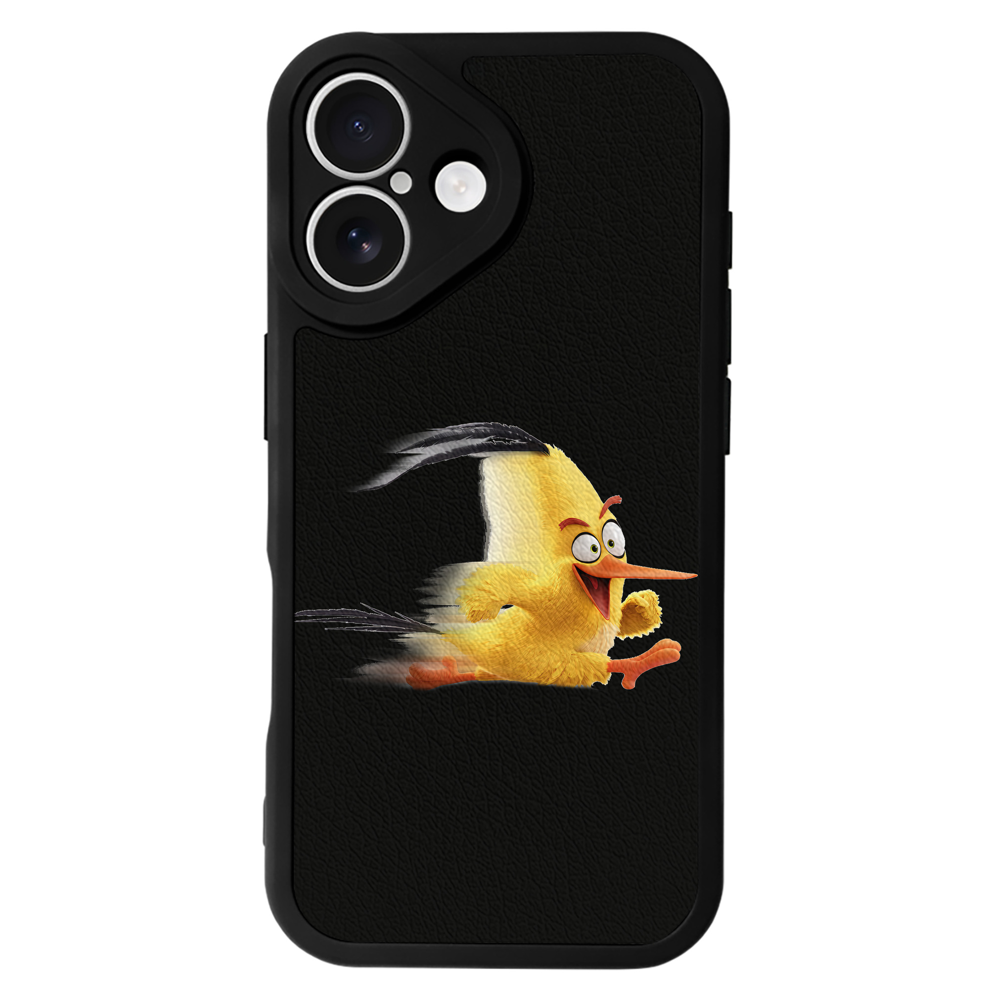 （画像用） Angry Birds アングリーバード 【iPhone 16シリーズ対応】シリコンスマホケース（レザー調） 材質：シリコン